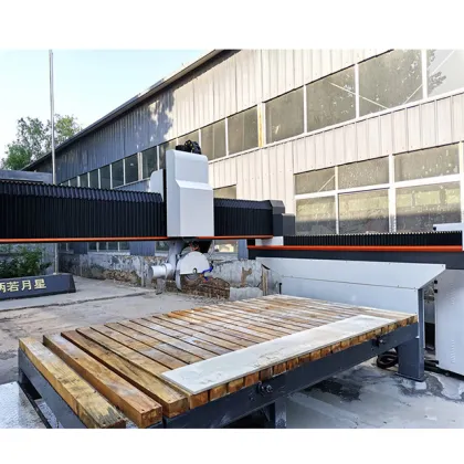 5 axis bridge saw stone cutting machine router for granite artificial stone cutter