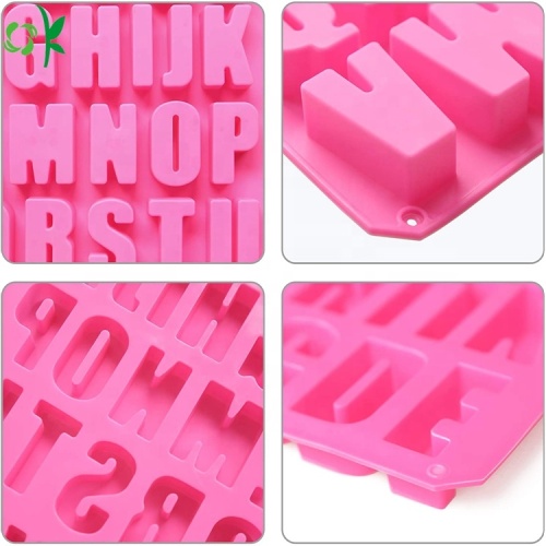 26 Alfabeto Forma de Assar Bolo de Silicone