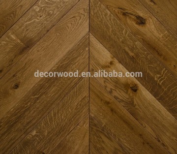 Engineered parquet wood flooring chevron flooring