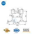 Hardware per porta scorrevole Roll Roller Track Alluminium Rail