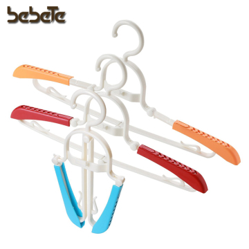 Folding Travel Hangers, Foldable and Adjustable Clothes Hangers Drying Rack for Traveling Camping Laundry Hotel Home Closet