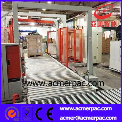 Pallet Strapping & Stretch Wrapping Machine Line