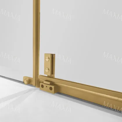 Minimalist pivot shower enclosure