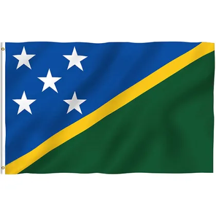 Solomon Islands Hand Flags Table Banner Promotion Flag
