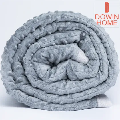 Soft Minky Glass Beads Weighted Blanket