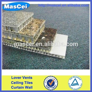 Imitation stone aluminium honeycomb panels and sandwich composite panels