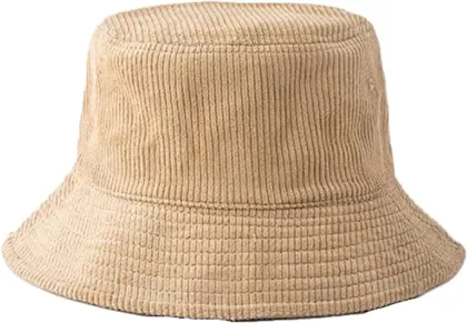 Winter Bucket Hat Corduroy Bucket Hat Warm-Hat