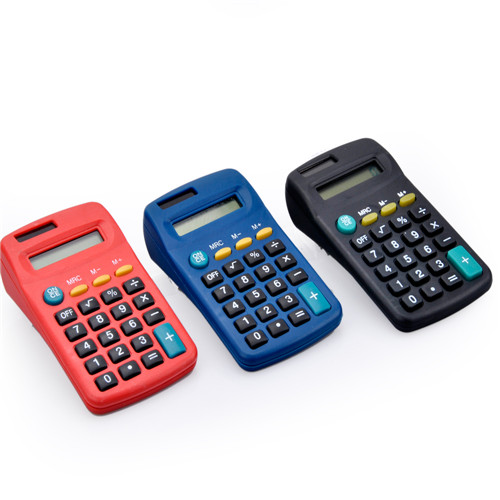 colorful pocket calculator
