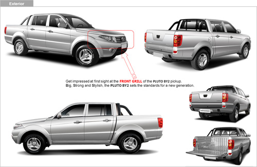 KINGSTAR Pluto By2 2WD & 4WD Pickup Truck, Truck (Gasolline & Diesel Double Cab Pickup)