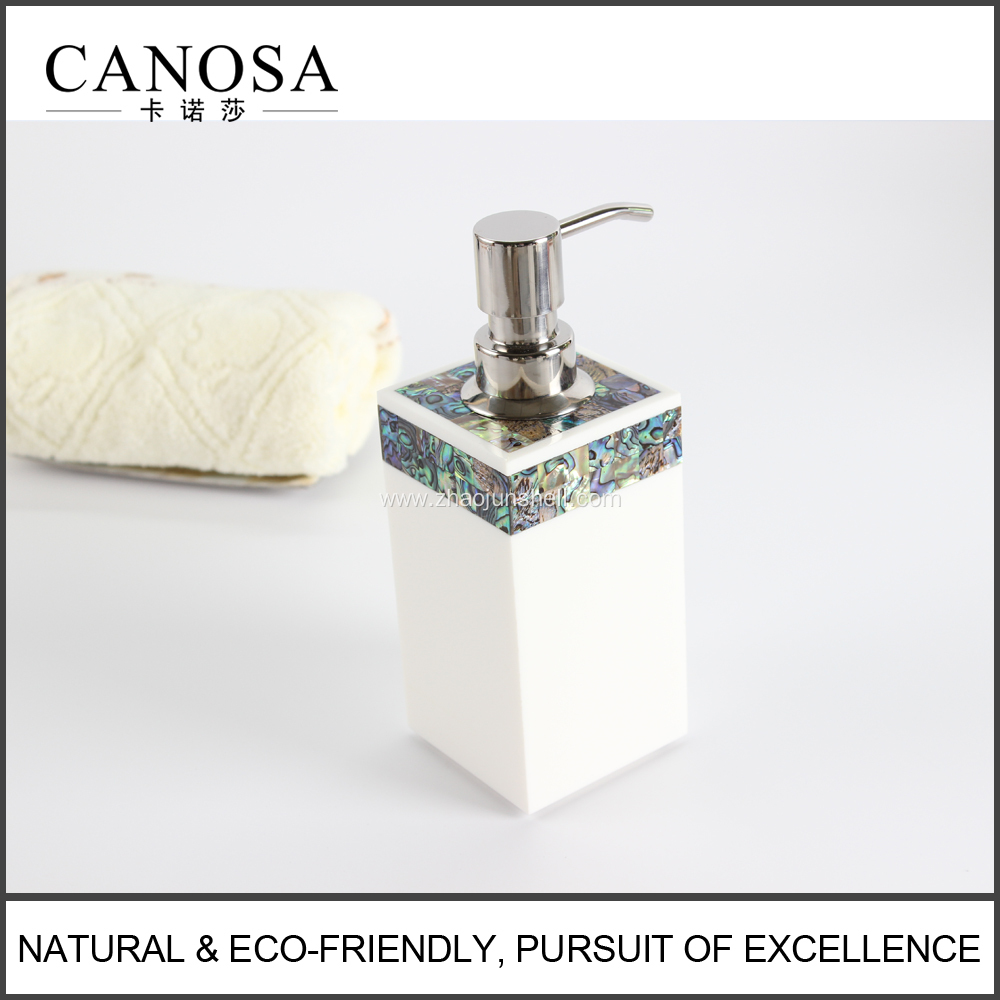 Star Hotel Hand Soap Dispenser with Paua Shell