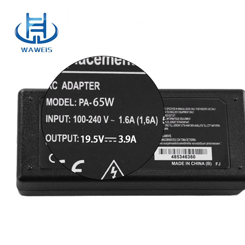 19.5v 3.9a Ac laptop adapter 76w for Sony