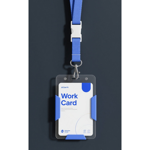 Custom ID badge holder