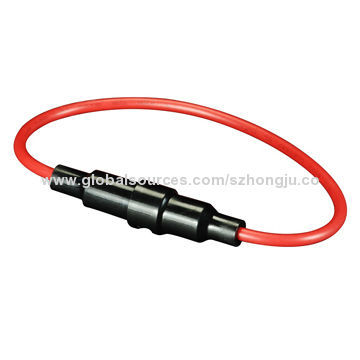 Fuse Holder with 10A or 250V AC Wires and 5 x 20mm Applicable Fuse Size