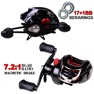 High-Speed 10kg Aluminum Baitcast Reel with Magnetic Brake System