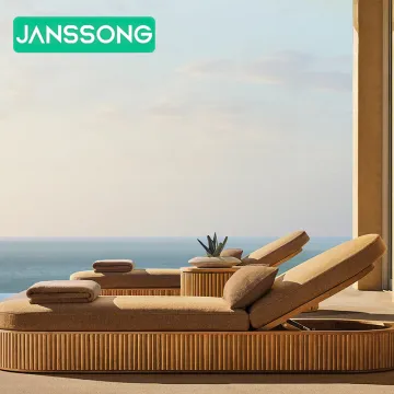 Resort Beach Sun Loungers for Hotel Garden and Villa Outdoor Swimming Pools