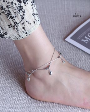 Catena alla caviglia in argento sterling Koi