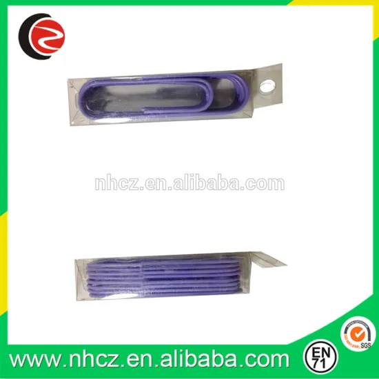 Purple Jumbo Paper Clips