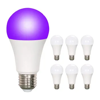 Hot Sale OEM ODM 7W 9W 12W UV LED Black Light Bulb with 395-400nm Wavelength