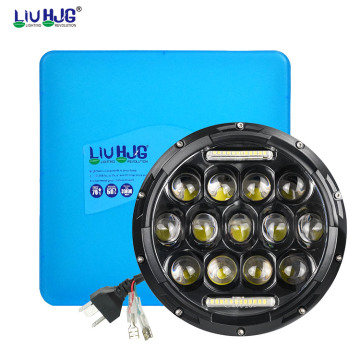 Angel Eyes 7 Inch Round Led Motorcycle Headlights
