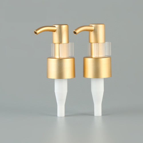 Hoge kwaliteit 24/410 28/410 Zwart goudkleur Aangepaste plastic handollotion dispenser pomp bovenste dop