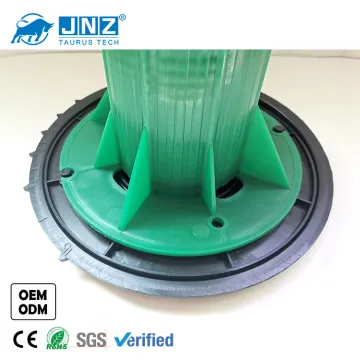 Tile Adjustable Plastic Pedestal For Paver Stone Wpc Raised Flooring