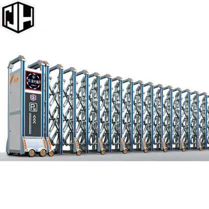 Stainless Steel Electric Telescopic Trackless Sliding Door