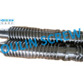 55/113 Twin Conical Screw and Barrel for PVC Extrusion