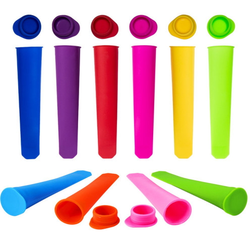 Colorful Food Grade Silicone Popsicle Ice Pop mold