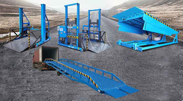 Customizable Stationary Container Dock Leveler Loading Ramps For ...