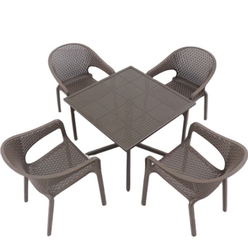 Youya Modern Garden Rattan Resort Outdoor Table and Chair Bistro Set