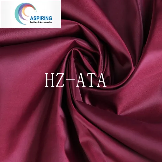 Polyester Woven Lining Fabric/Taffeta Fabric