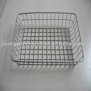 Wire storage basket