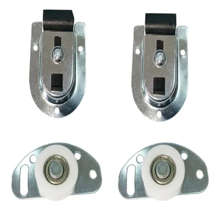 50kg Max Door Weight Sliding Cabinet Fittings Pack for Wardrobe Sliding Door Rollers