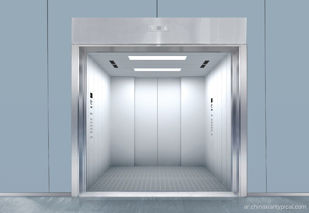 مصعد شحن 5000 كجم مع مساحة كبيرة وحمولة عالية