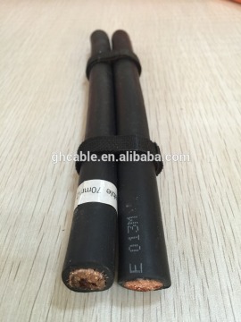 PVC Insulated 2/0 AWG Welding Cable ISO CE SAA UL Certification