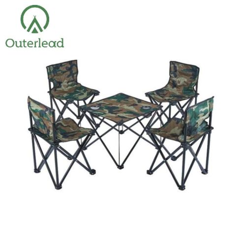 Outerlead Lightweight Folding Picnic Table og stoler