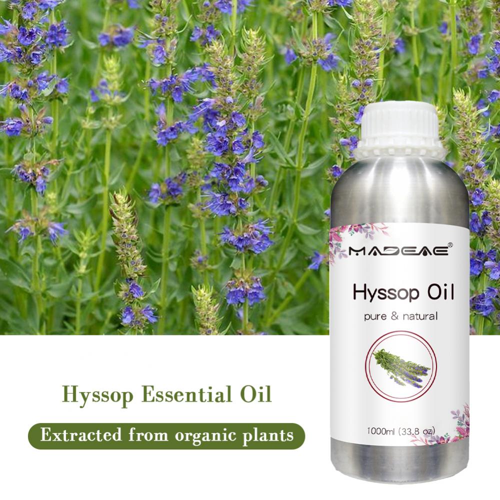 Customized Label High Quality 100% Pure Hyssop Essential Oil At Wholesale Price