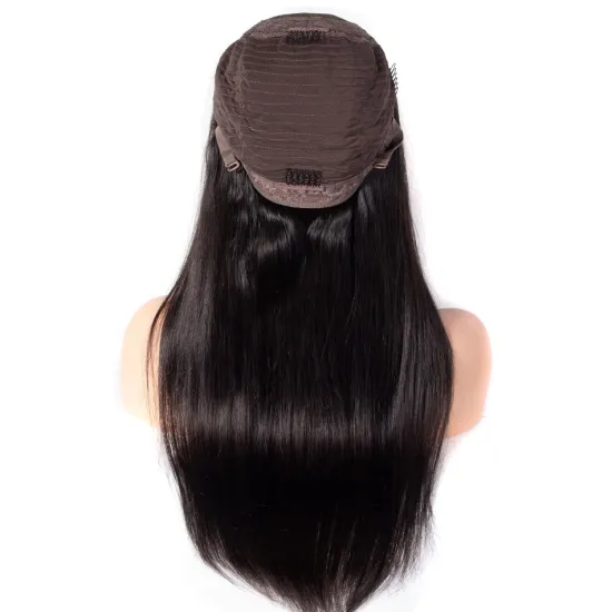 Wholesale Virgin Hair Vendors Lace Wig Human Hair Cuticle Aligned Hair Soft Straight Texture Short Wig for Black Women