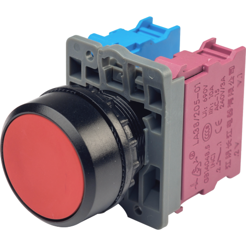 LA38-205 series 22mm Modular contacts Plastic Push Button
