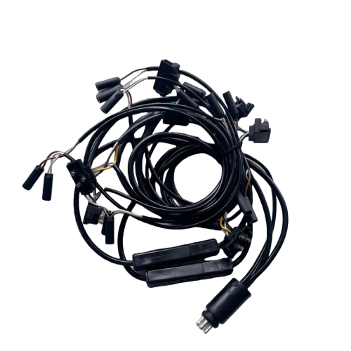ટ્રેઇલર પ્લગ કનેક્ટર કેબલ 5-7 પીન આરવી રાઉન્ડ એક્સ્ટેંશન વાયરિંગ હાર્નેસ વેધરપ્રૂફ આરવી ટ ing વિંગ કાર માટે