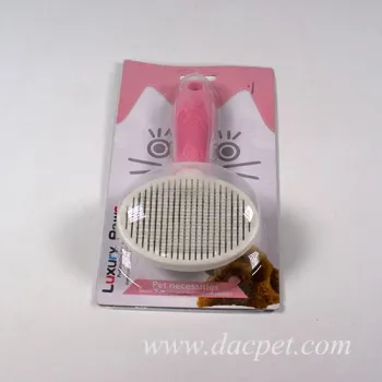Stainless Pins Plastic Pets Slicker Grooming Brush