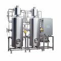 Double effect evaporation system