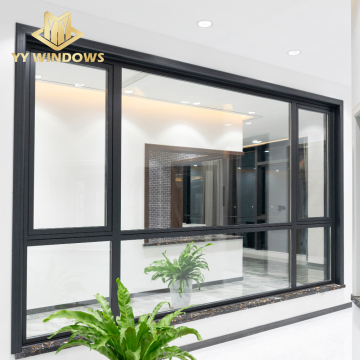 High Performance Waterproof Hurricane-Resistant Aluminum Frame Casement Window with Double or Triple Glazing