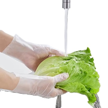 Gants en plastique de qualité alimentaire jetables les plus vendus de la Chine: Emballage indépendant, CPE et emballage individuel
