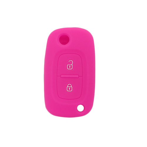 Waterproof silicone rubber key cover for Renault car