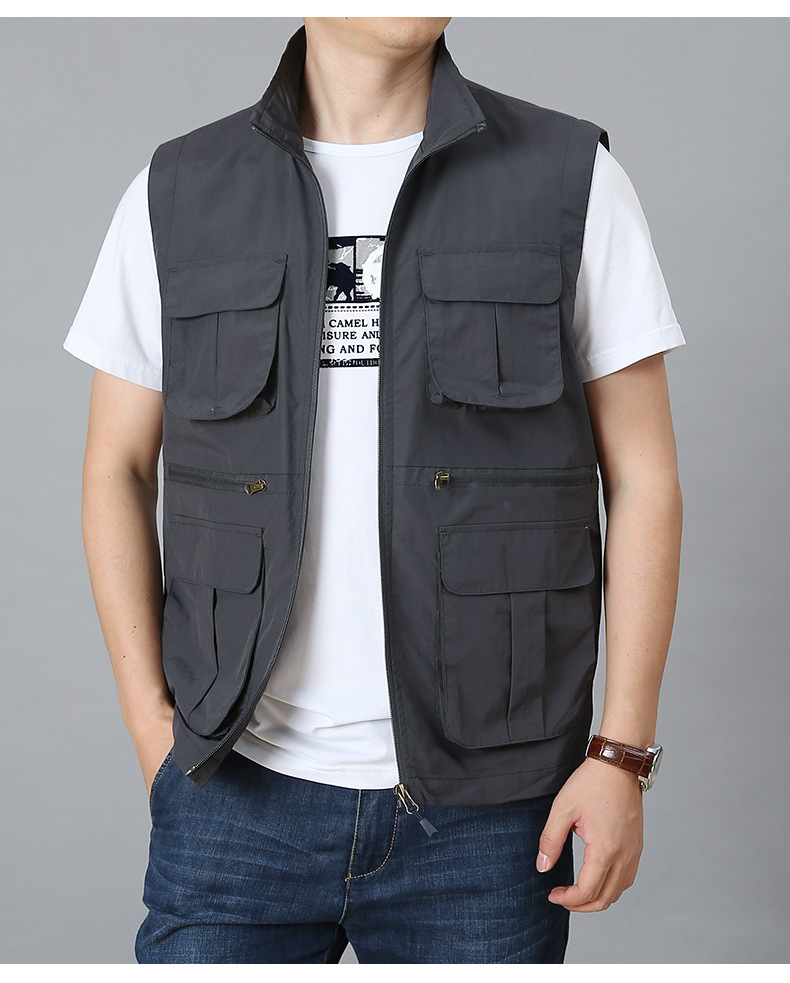 Custom Sleeves Vest Jacket Mens