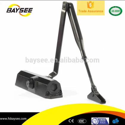 Overhead white fire door automatic sliding door closer