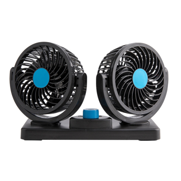 Low Noise Dual Head Adjustable Auto Cooling Fan for SUVs and Trucks