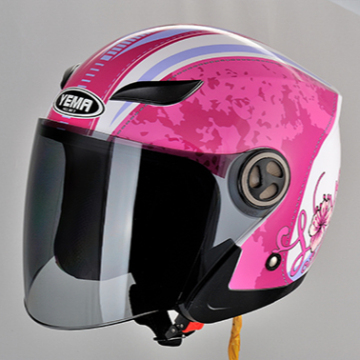 YM-619 AC Yema Scooter Half Face Helmet - DOT Approved ABS Motorcycle Helmet