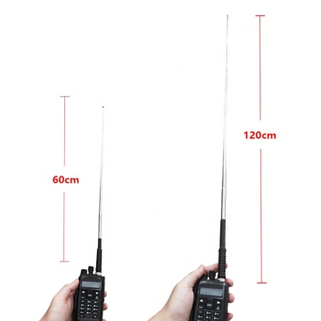 USD USD Retractable Extplableantenna Untuk Walkie Talkie Radio Two Way VHF atau UHF